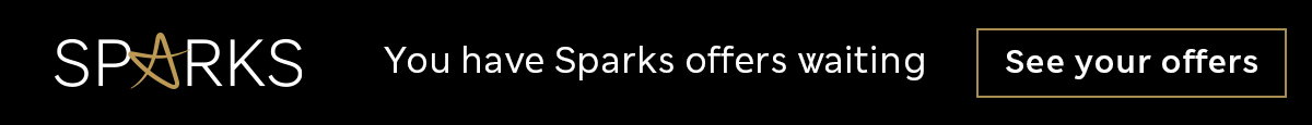 Sparks offer banner