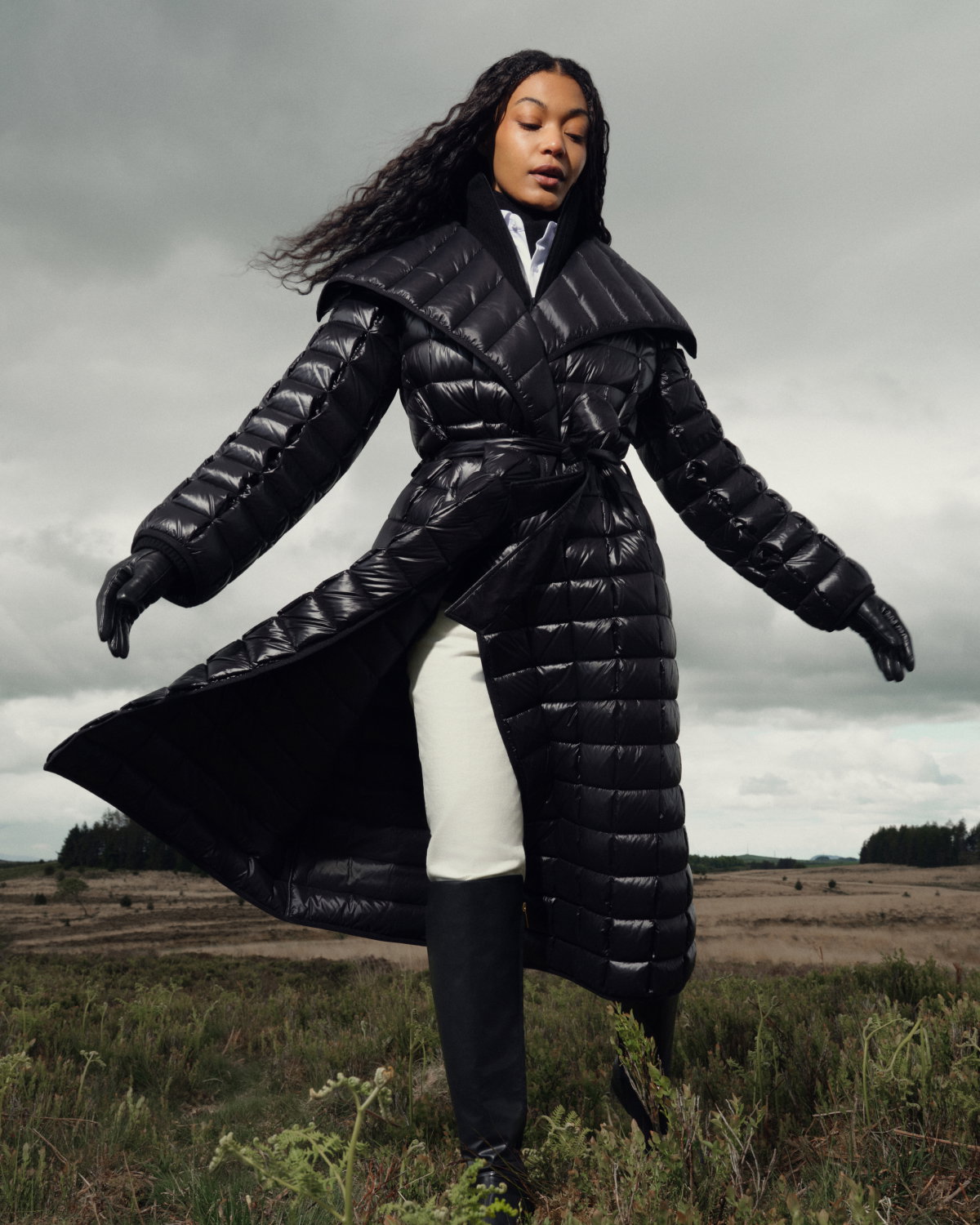 DIVA Long down coat