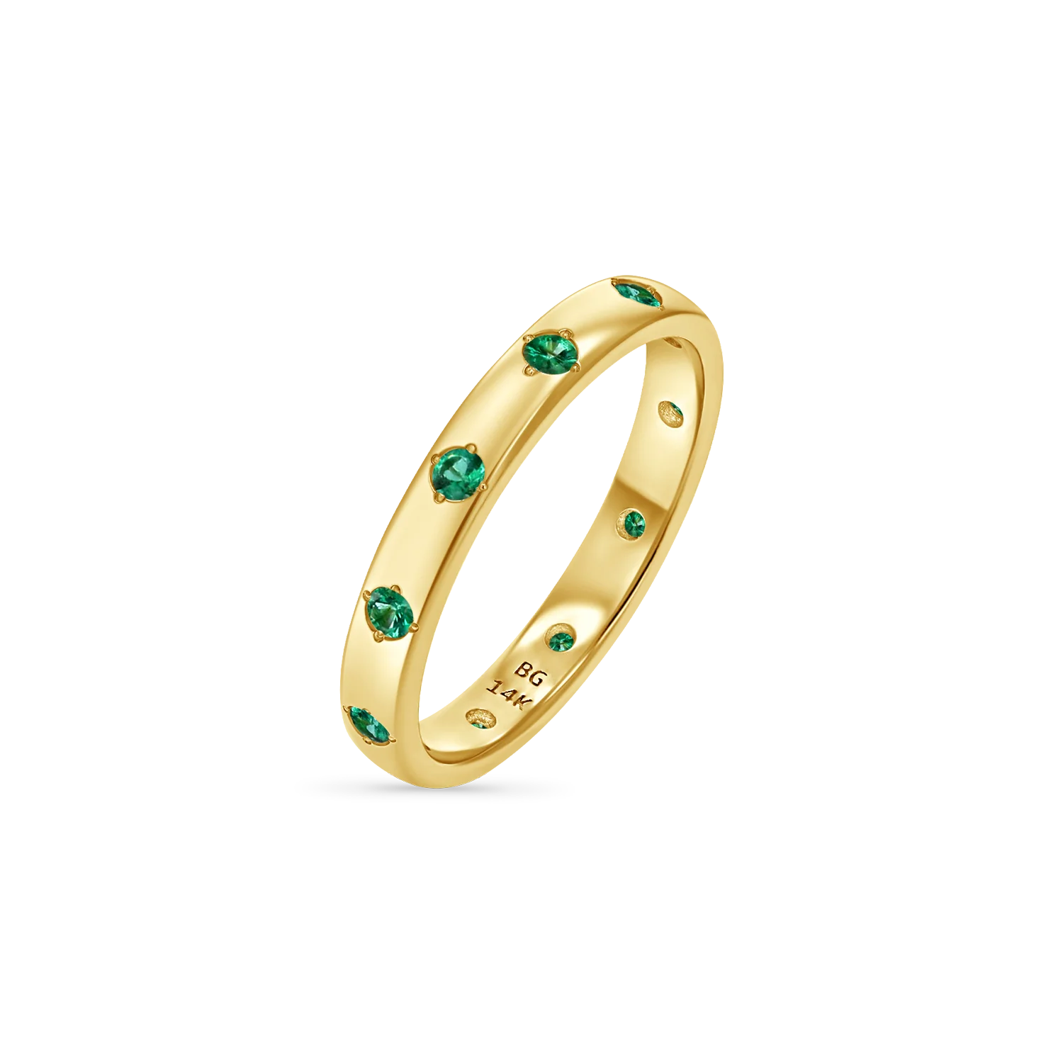 Image of Glimmer Gemstone Band Ring