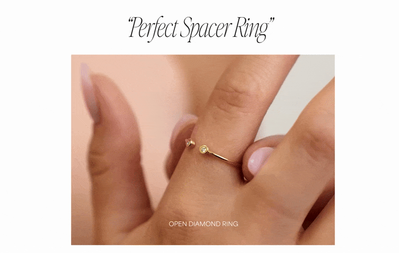 Open Diamond Ring