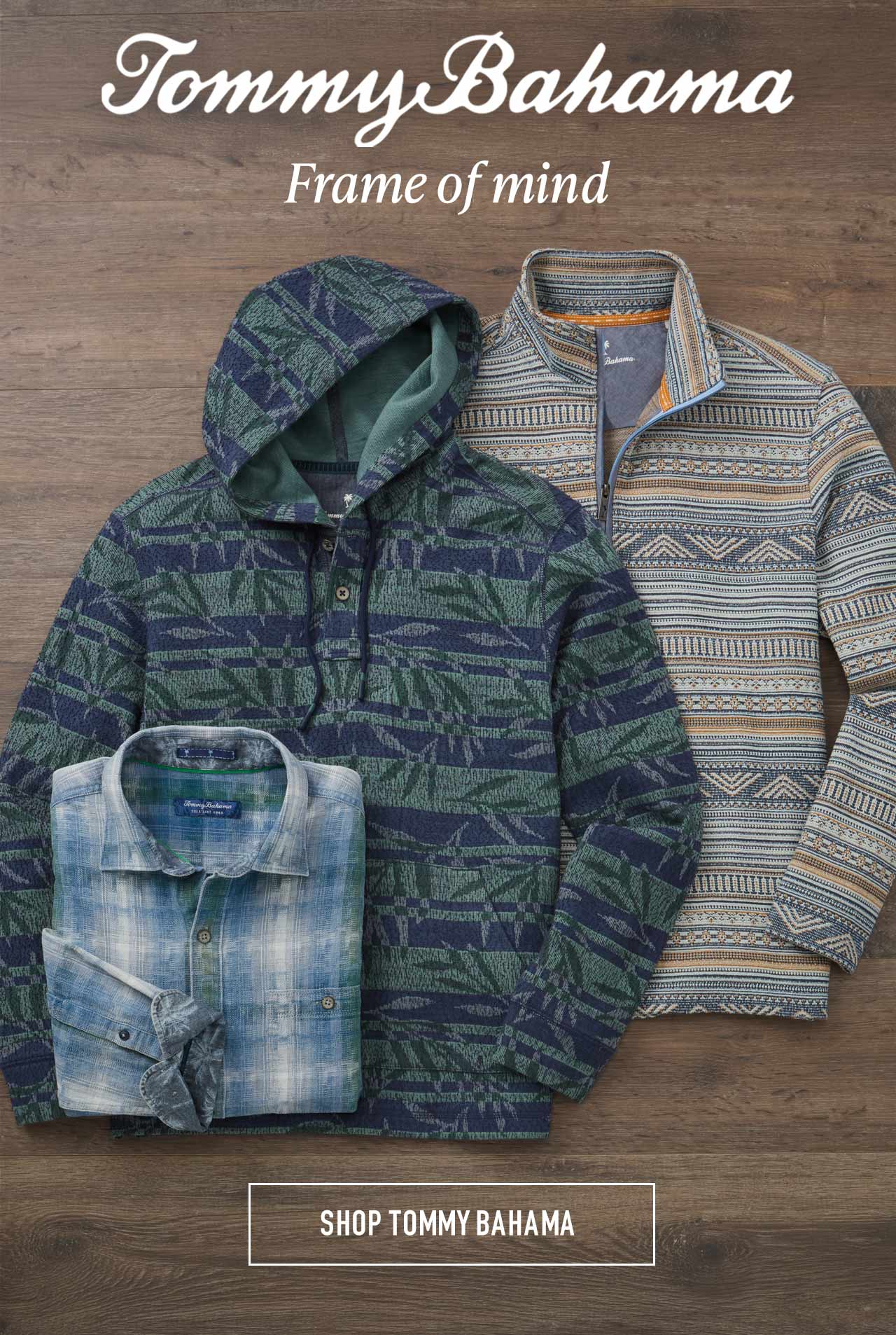 Fall, on Island Time | Tommy Bahama — effortless styles for wherever the day takes you
