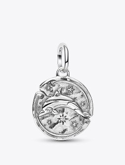 Dolphin Medallion Charm