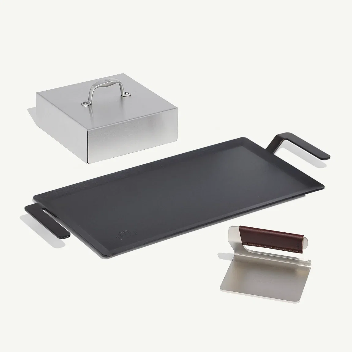 Image of Seasoned Carbon Steel Griddle Set