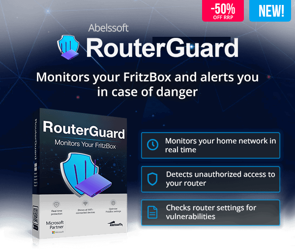 Abelssoft RouterGuard 2026 | Protect your router from attacks!