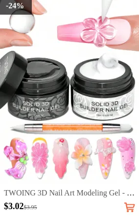 TWOING 3D Nail Art Modeling Gel -...