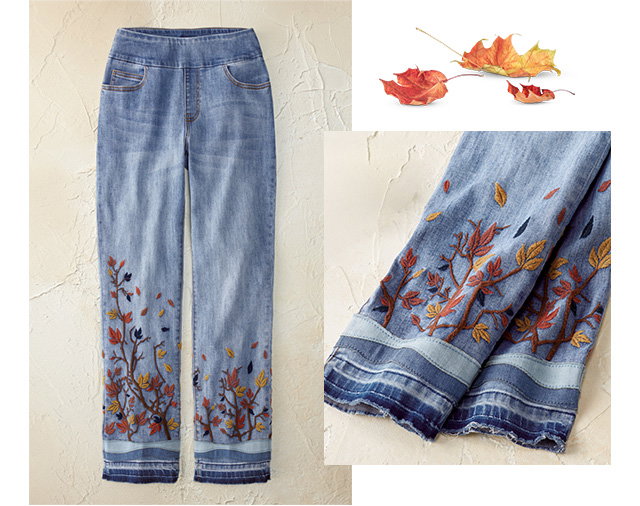 Autumn's Artistry Ankle Jeans