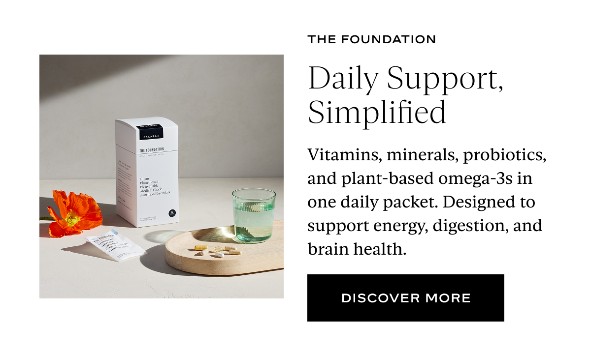 Daily Support, Simplified: Vitamins, minerals, probiotics, and plant-based omega-3s in one daily packet. Designed to support energy, digestion, and brain health..