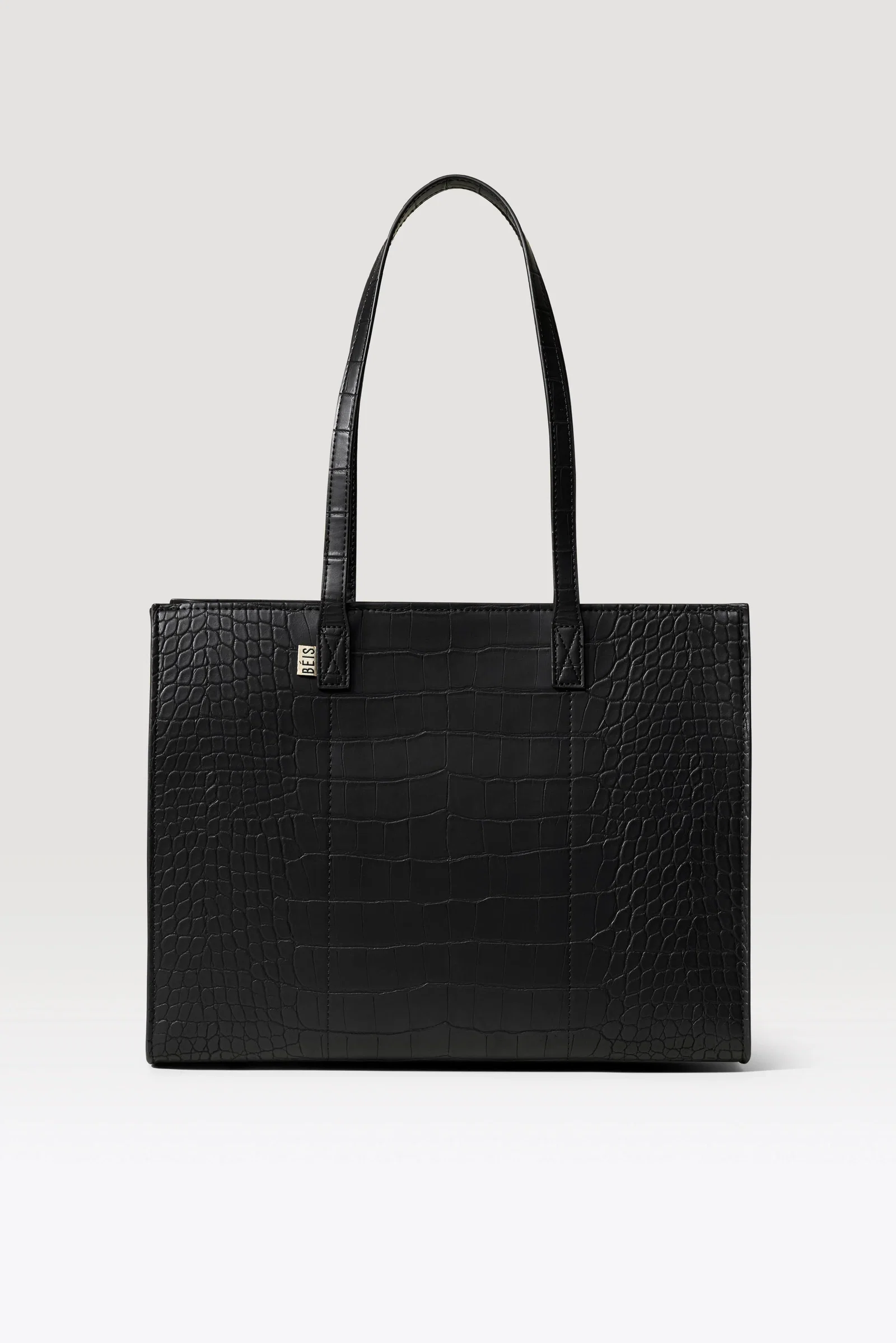 Image of The Work Tote in Black Croc