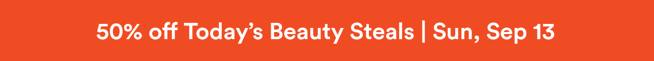 50% off today's beauty steals
