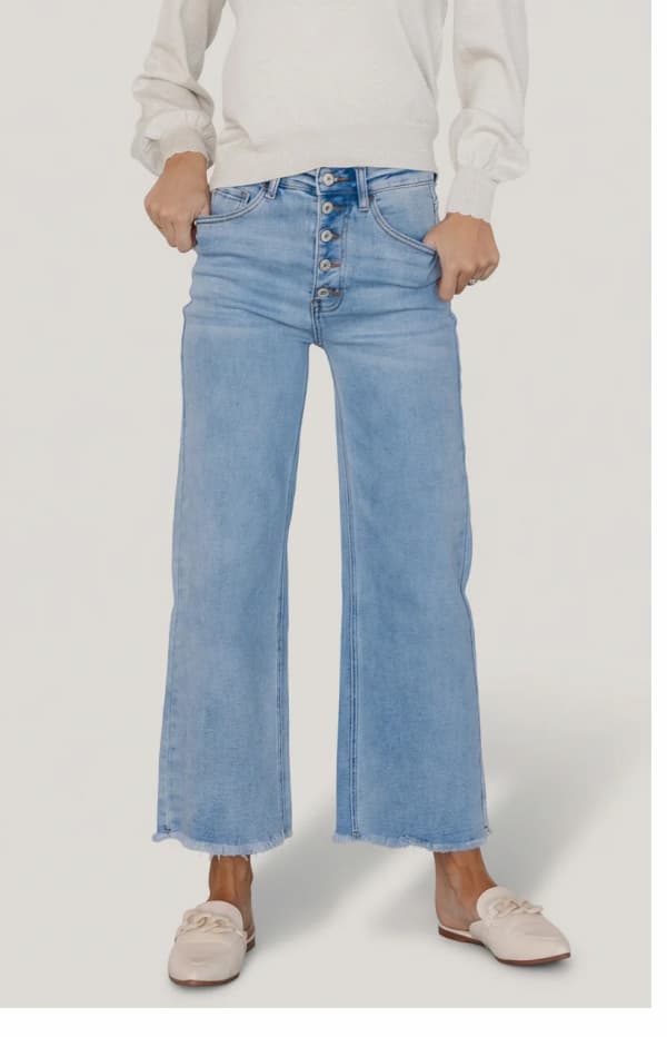 Brody High Rise Wide Leg Jeans