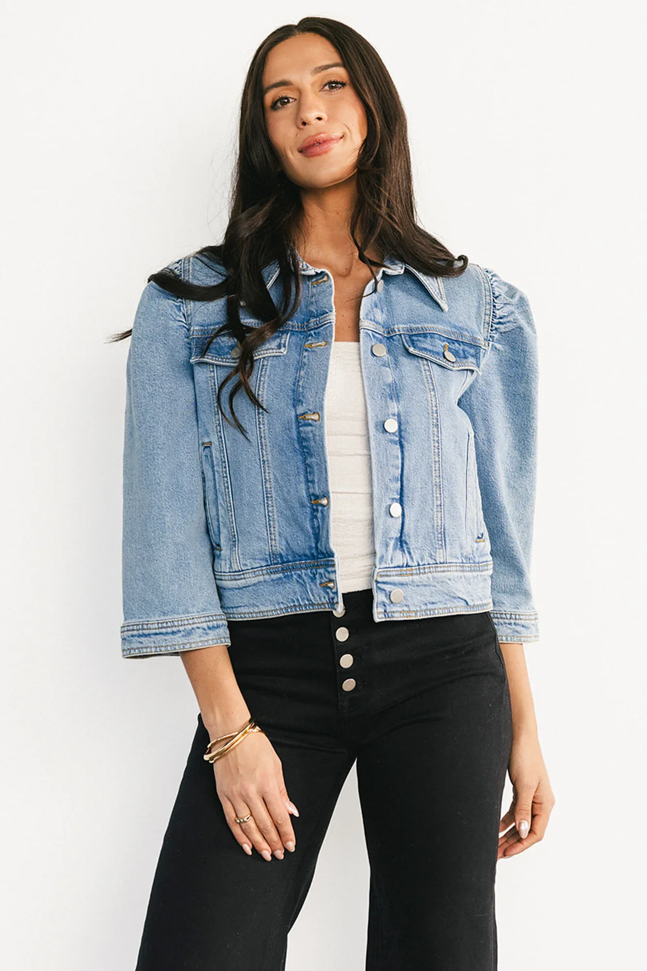 Image of Inés Denim Jacket | Medium Wash