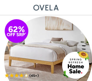 Ovela William Wood Bed Frame (Queen) Product Image
