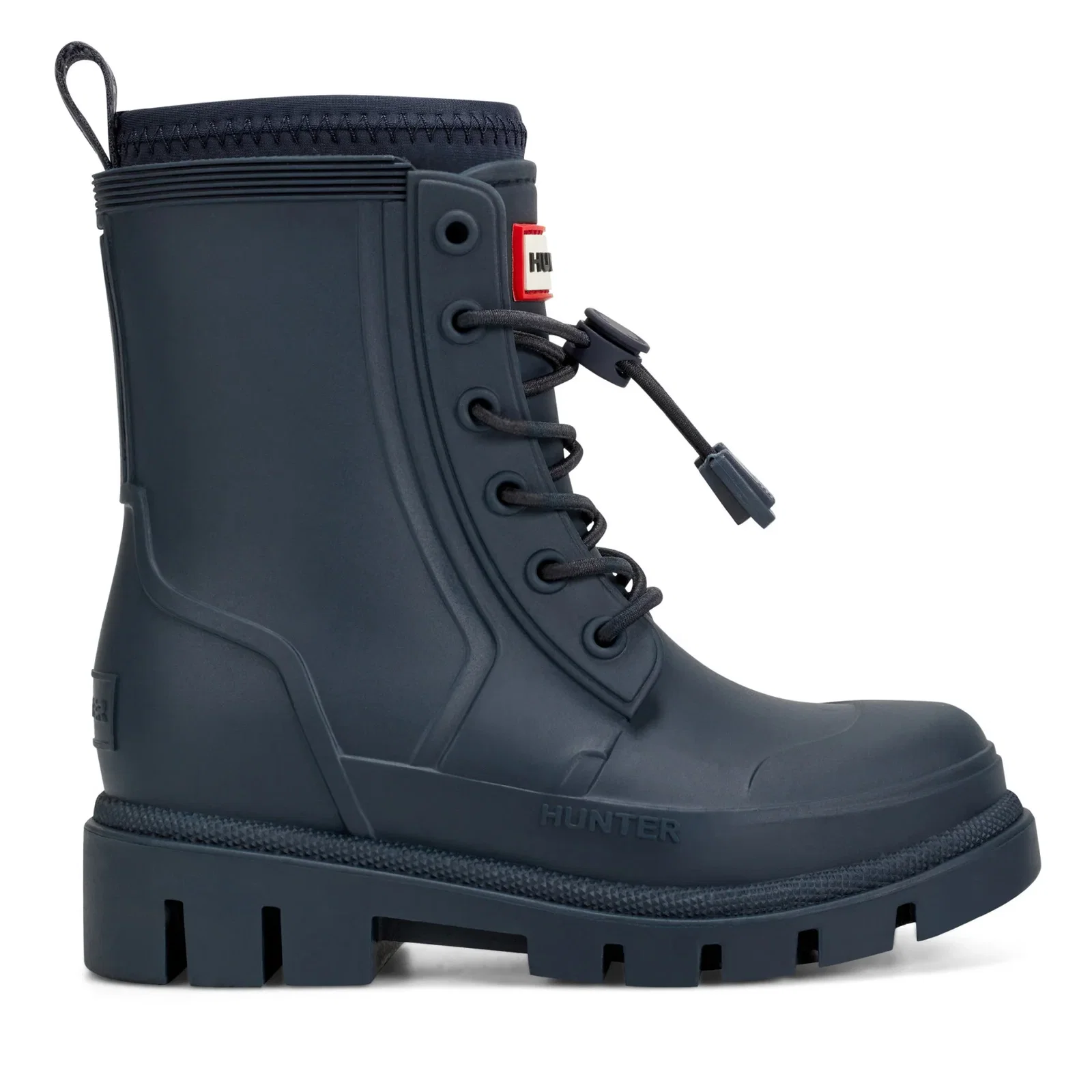 Image of Little Kids Stamp Lace-Up Waterproof Ankle Boots