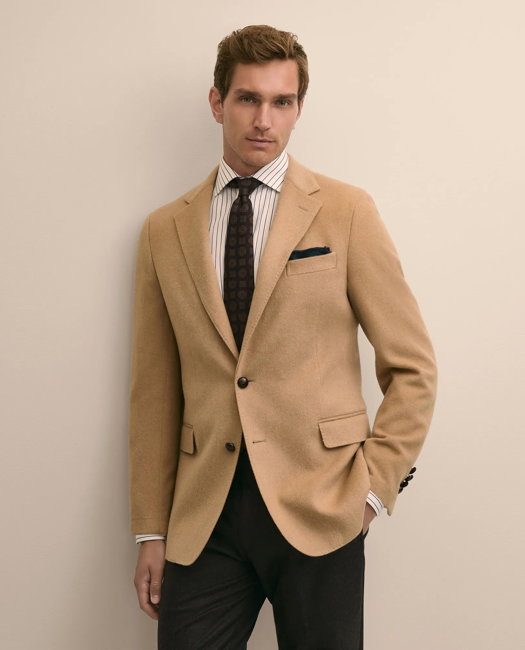Image of Classic Fit Camel Hair Twill 1818 Sport