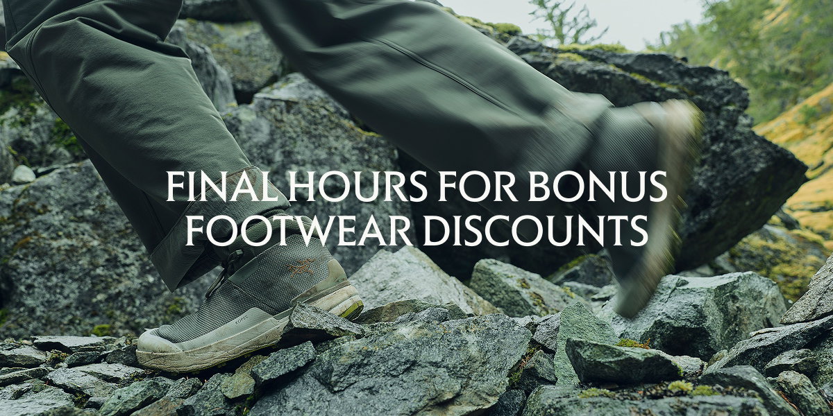 Final hours for bonus footwear discounts