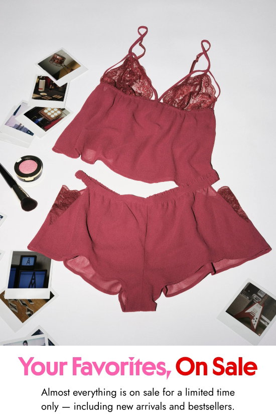 Your Favorites, On Sale - Almost everything is on sale for a limited time only, including new arrivals and bestsellers.