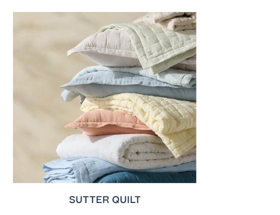Sutter Linen Quilt