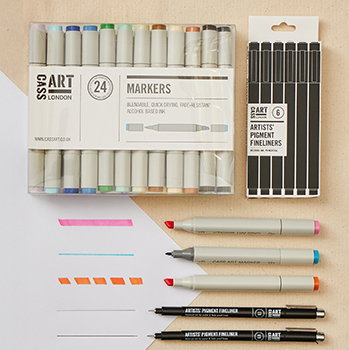 Cass Art Fineliners & Markers | Extra 25% OFF