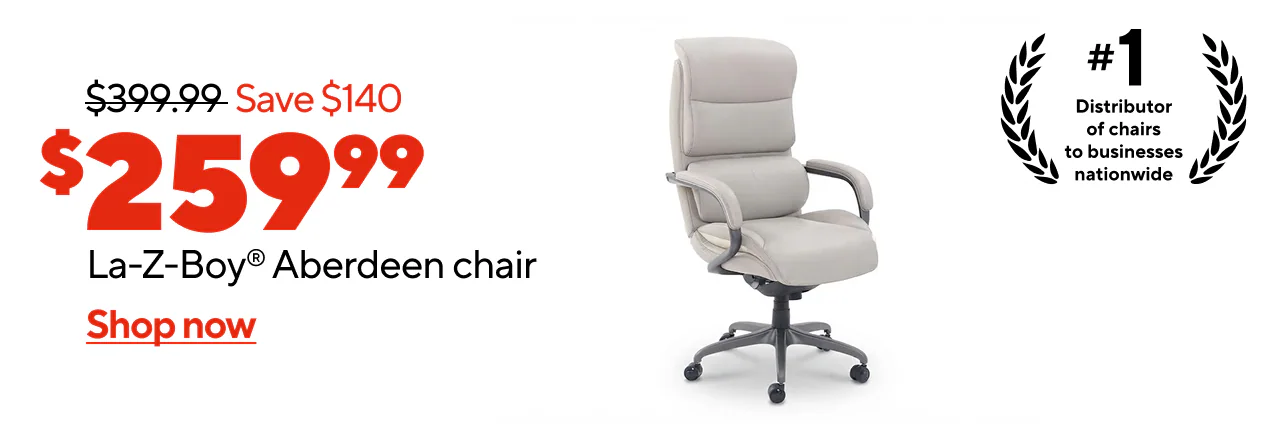 Reg  $399.99, Save $140, Promo $259.99 La-Z-Boy Aberdeen Chair