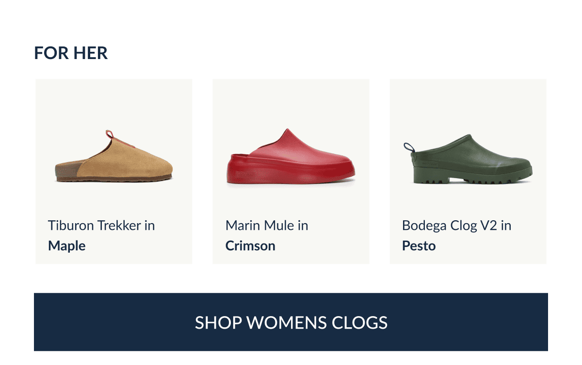 Shop Womens Clogs
