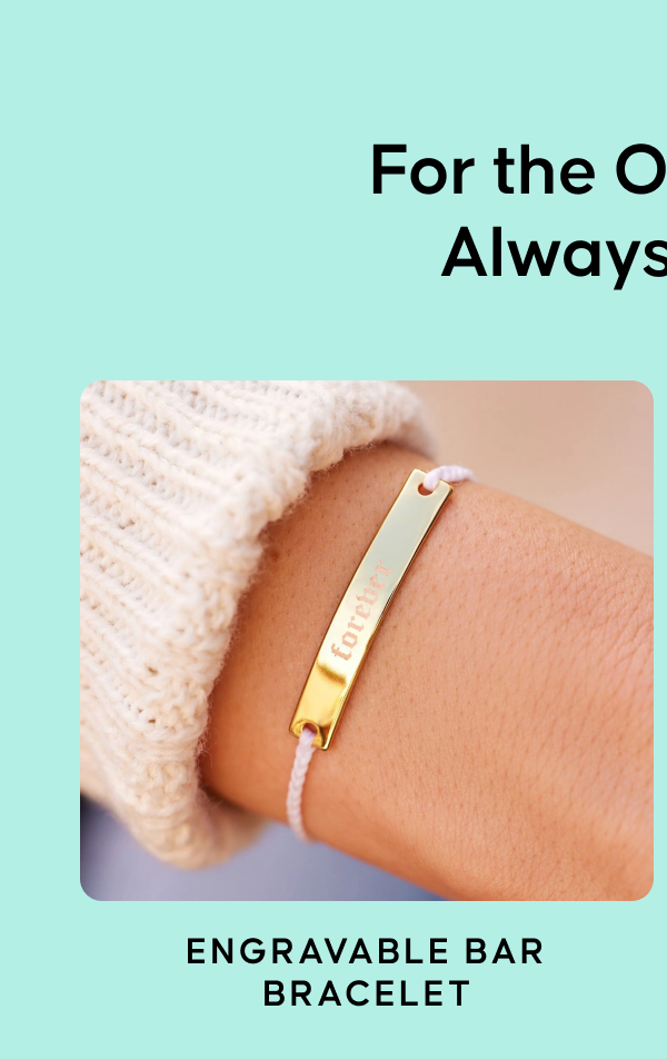 Engravable Bar Bracelet