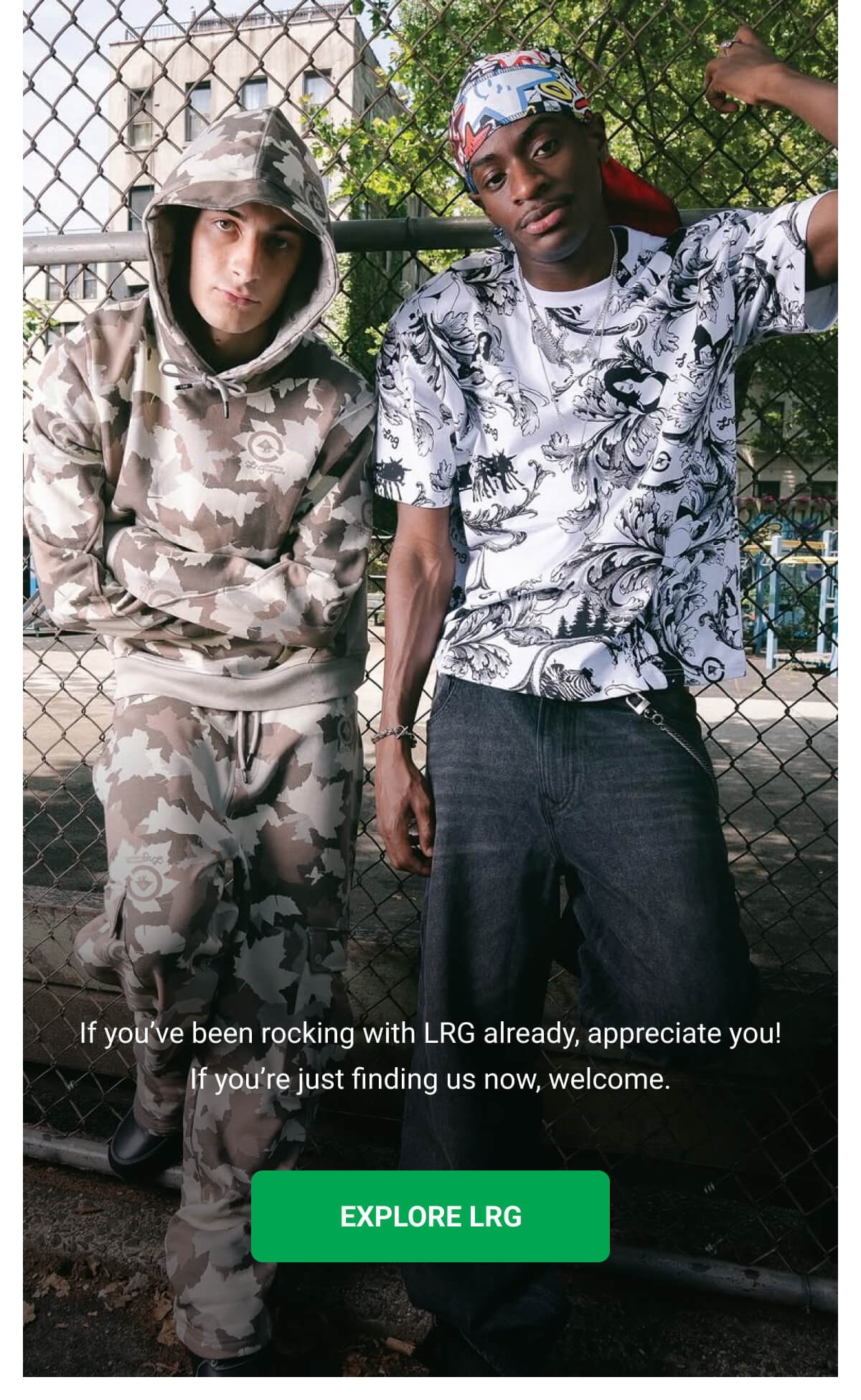 If you’ve been rocking with LRG already, appreciate you! If you’re just finding us now, welcome. | EXPLORE LRG