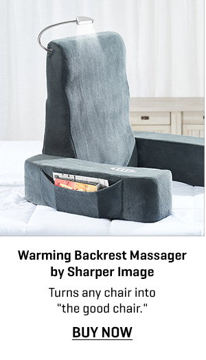 Warming Backrest Massager by Sharper Image