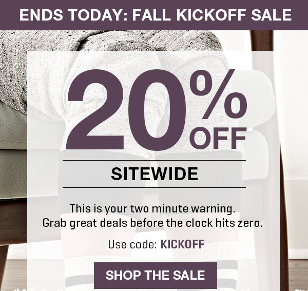 20% off sitewide