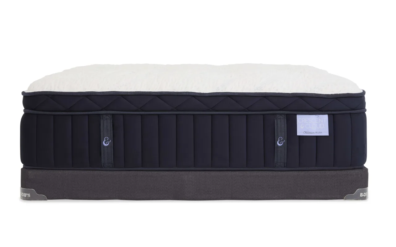 Obsession 16'' King Plush Split Low Profile Mattress Set