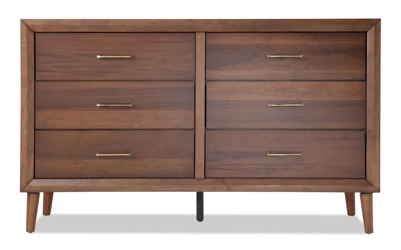 Bettie Brown 6 Drawer Dresser