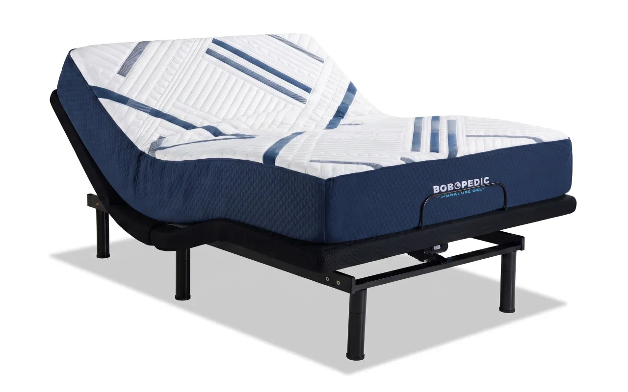Power Bob Elite Base with Signature Gel 13.5'' Queen Plush Mattress