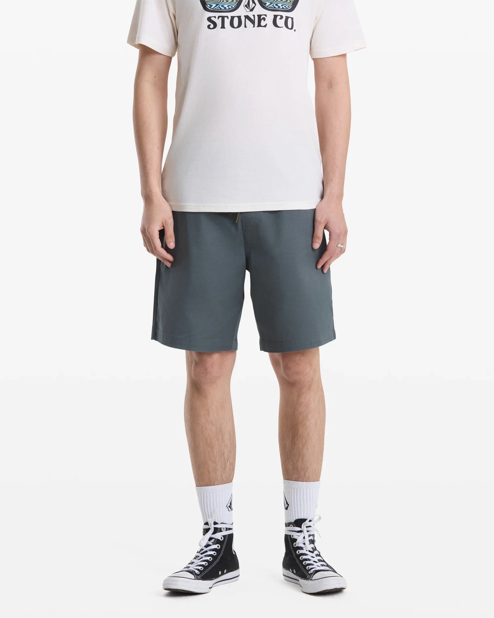 Image of Men's Frickin Elastic Waist Shorts
