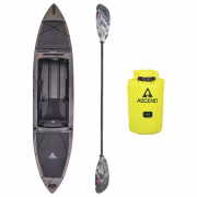 Ascend H12 Sit-In Hybrid Kayak Package - Camo