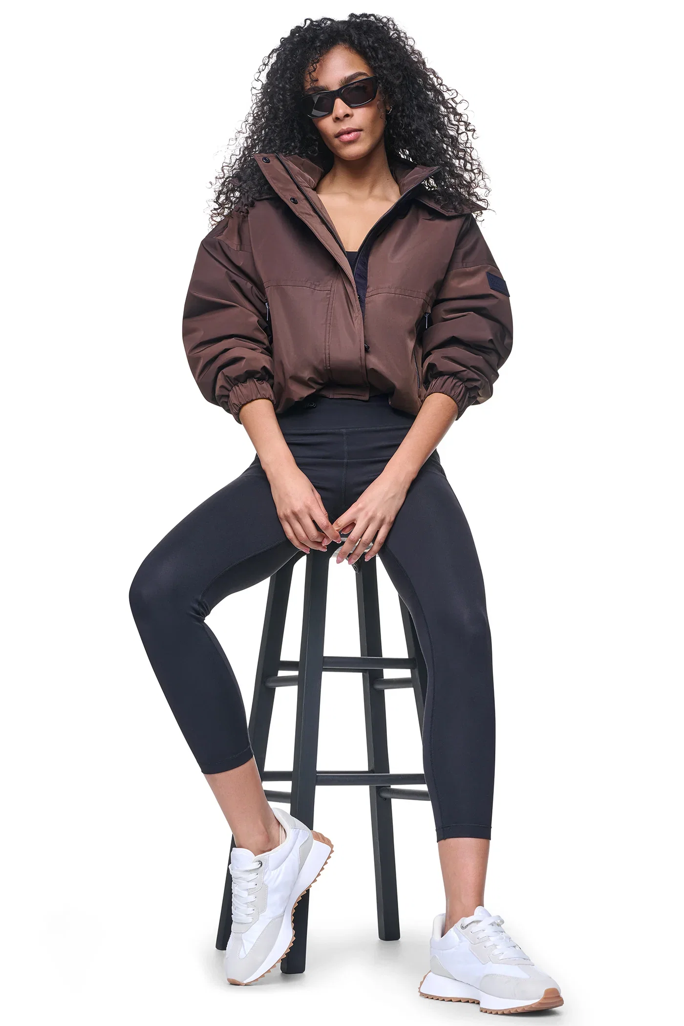 Image of OVERSIZED LOGO HOODED JACKET