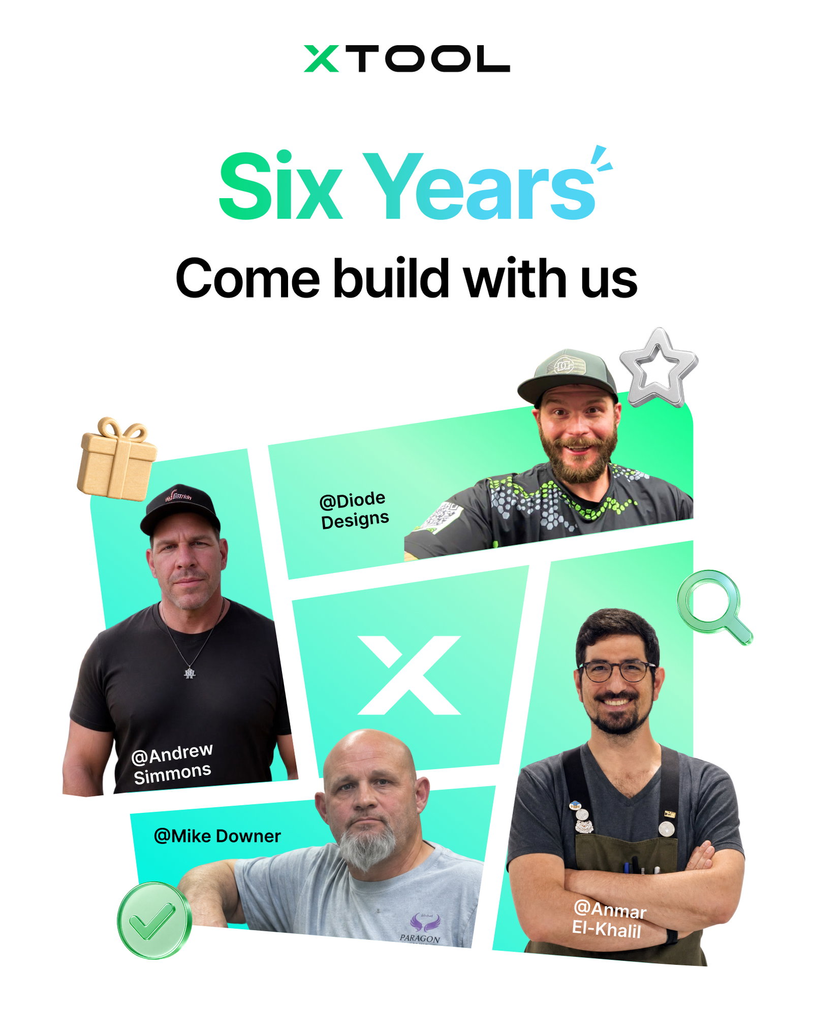 Join us in person for hands-on making and anniversary fun.