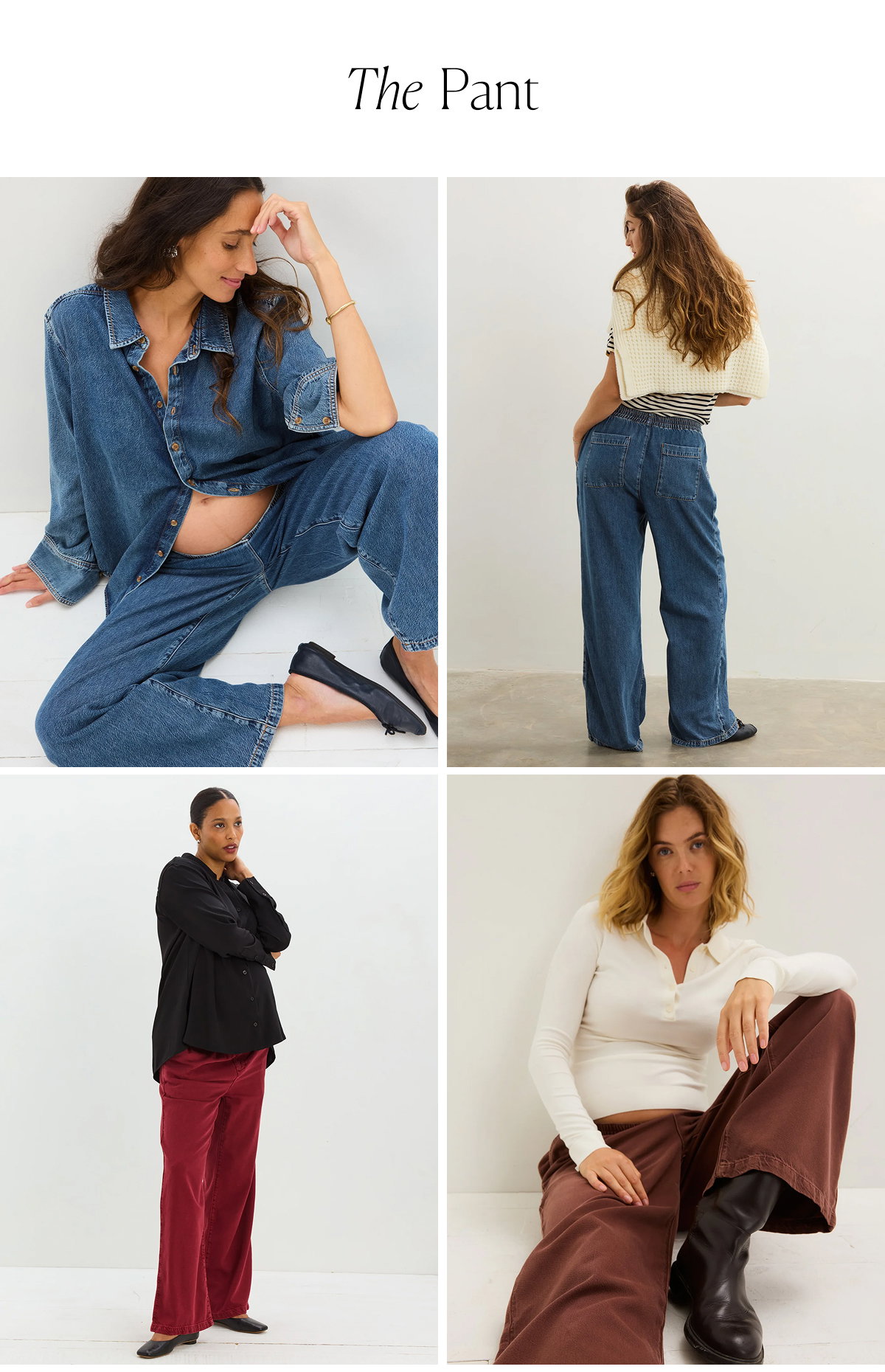 The Drapey Denim Ellie Pant