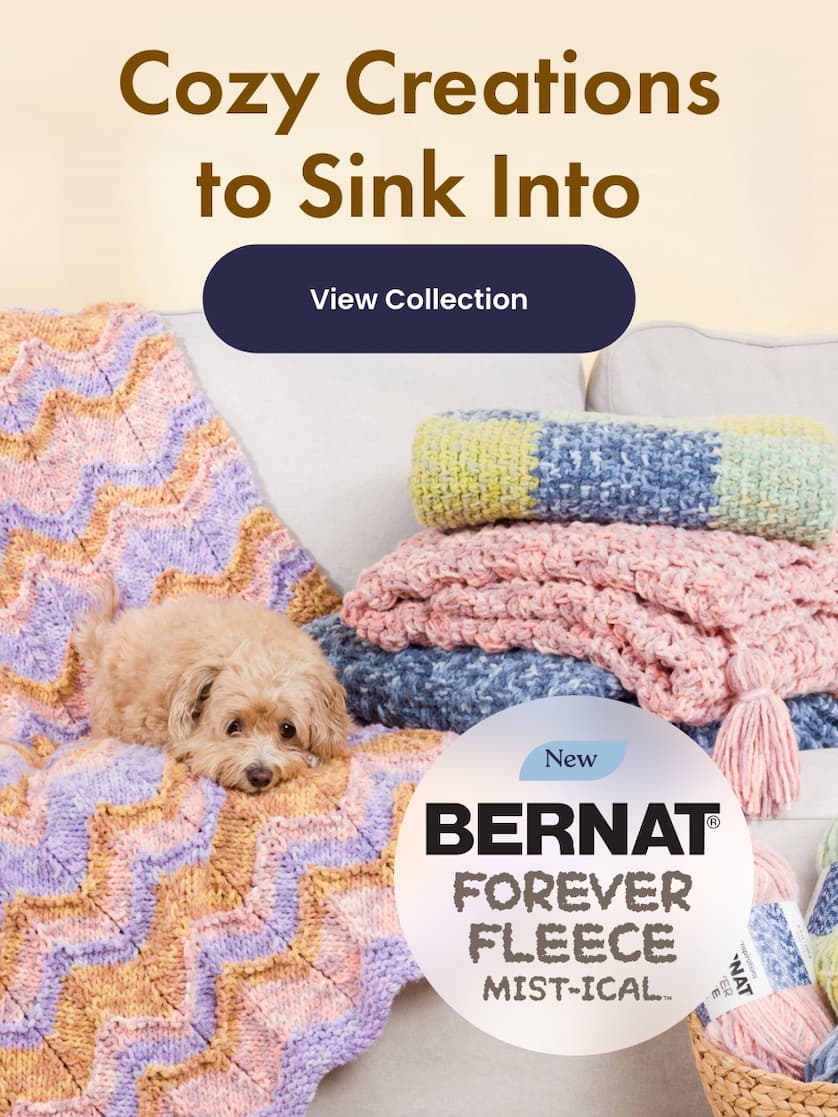 New Bernat Forever Fleece Mist-ical