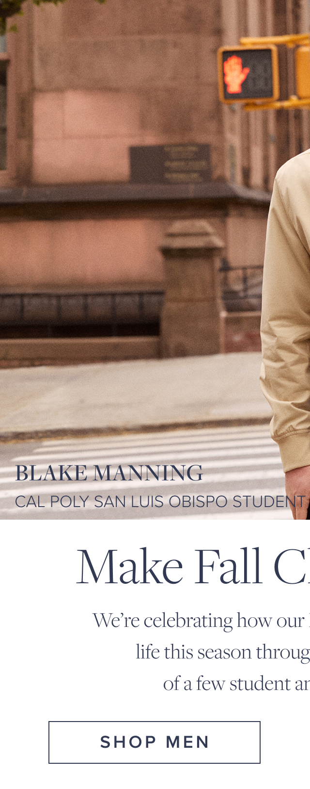 Make Fall Classics Yours Shop Men