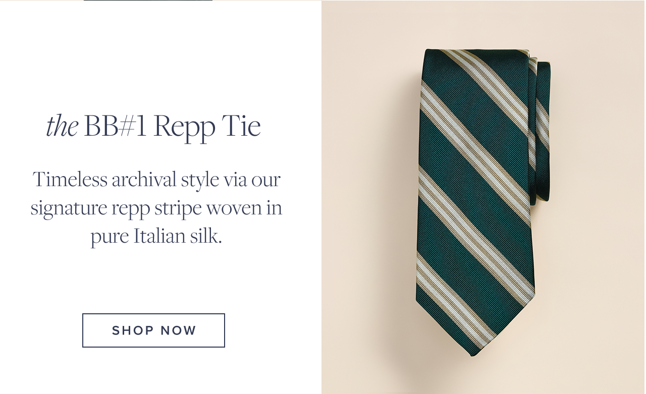 the BB 1 Repp Tie Shop Now
