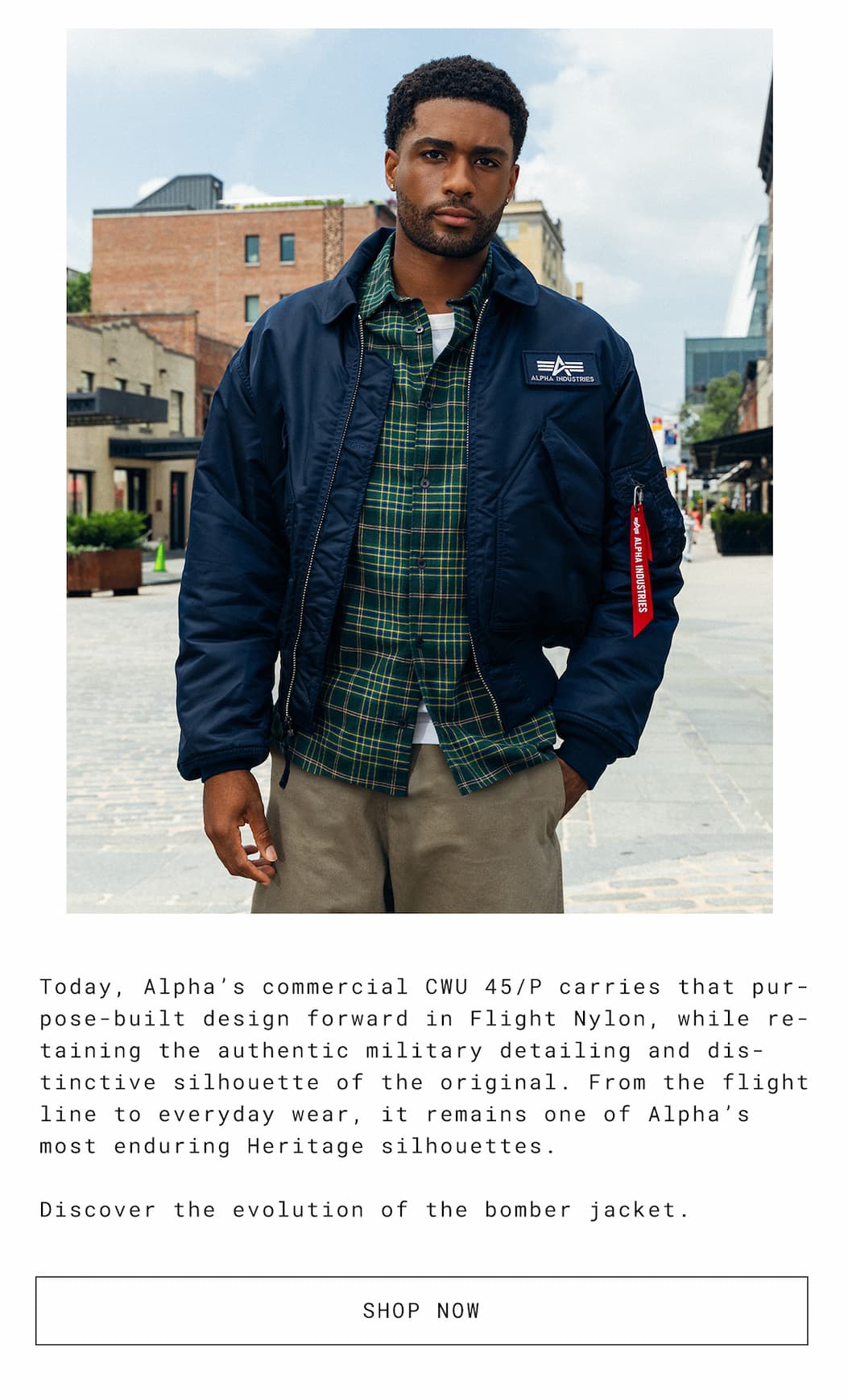 The Heritage Collection: CWU 45/P​ Bomber Jacket