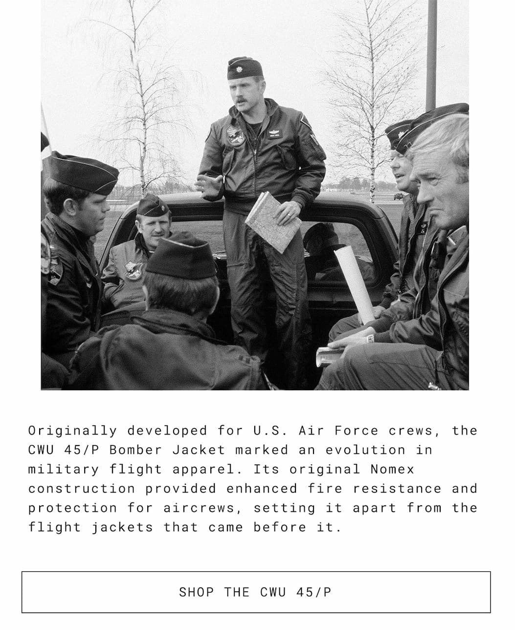 The Heritage Collection: CWU 45/P​ Bomber Jacket