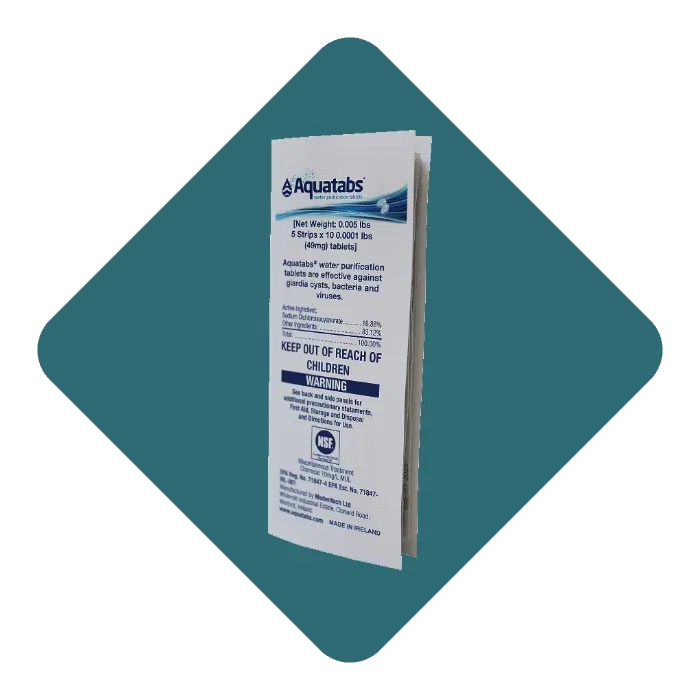 Aquatabs Water Purification Tablets