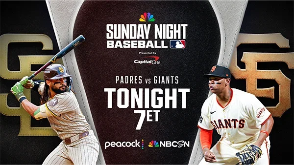 Padres vs Giants - Tonight - 7p ET