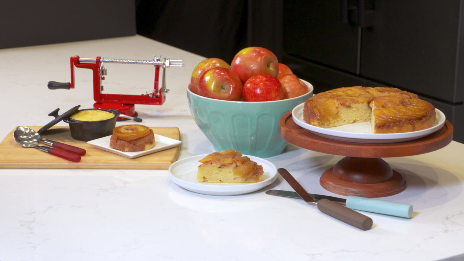 Caramelized Apple Upside-Down Cake