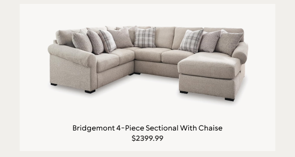 Bridgemont 4-Piece Sectional with Chaise