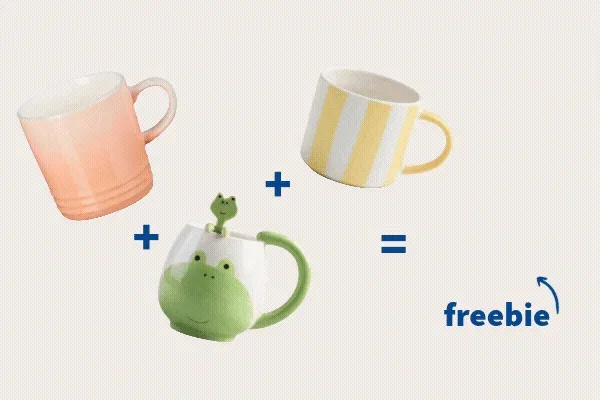 4for3 Mugs Sale