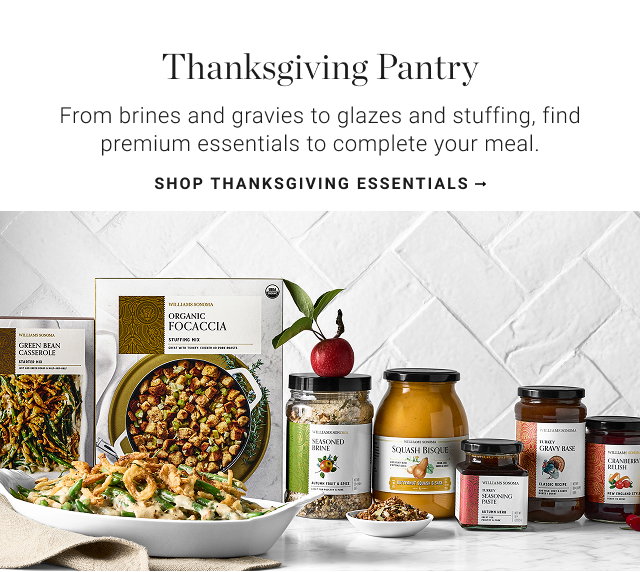 Thanksgiving Pantry - From brines and gravies to glazes and stuffing, find premium essentials to complete your meal. Shop Thanksgiving essentials