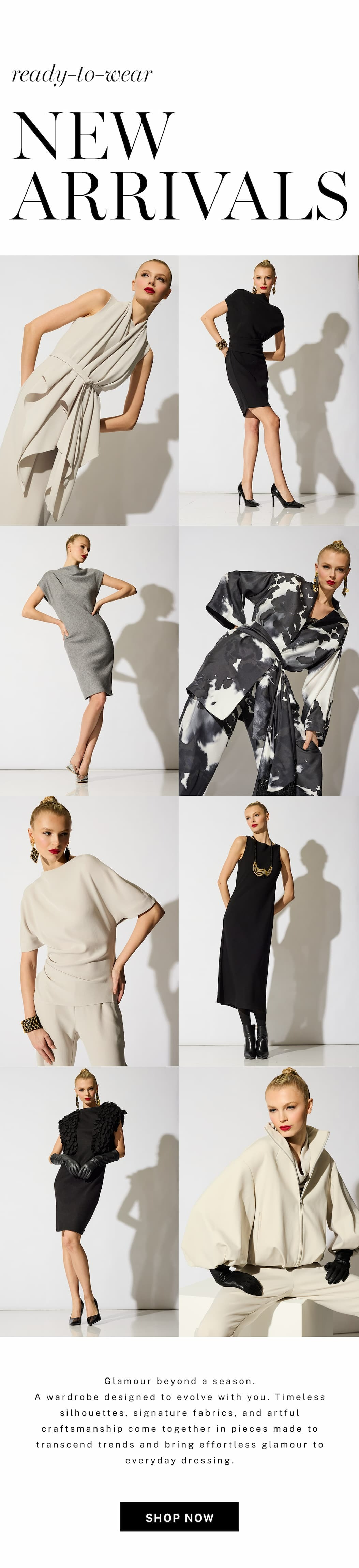 New fall arrivals in ready to wear.