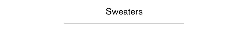 Sweaters