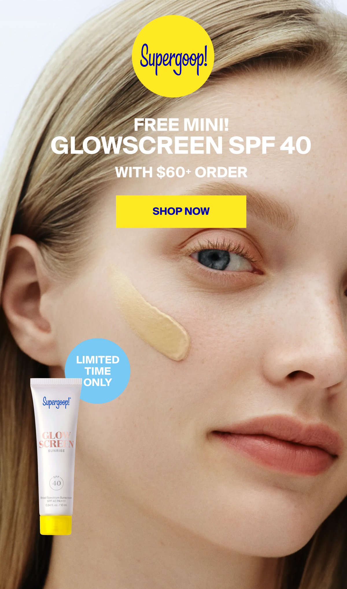 Free Mini! Glowscreen SPF 40